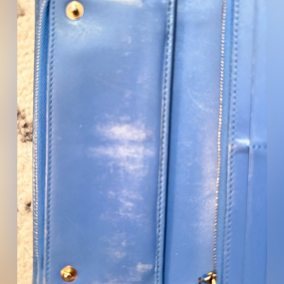 Authentic Gucci Blue Beige long wallet - Picture 9 of 14